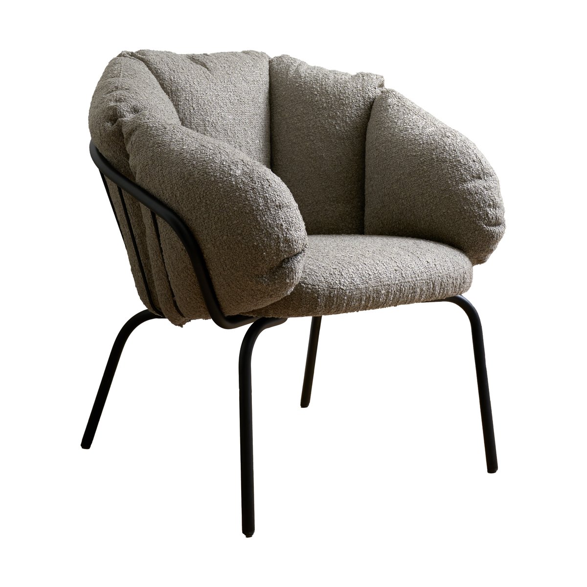 Maze Same Easy armchair Black-taupe