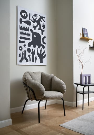 Same Easy armchair - Black-taupe - Maze