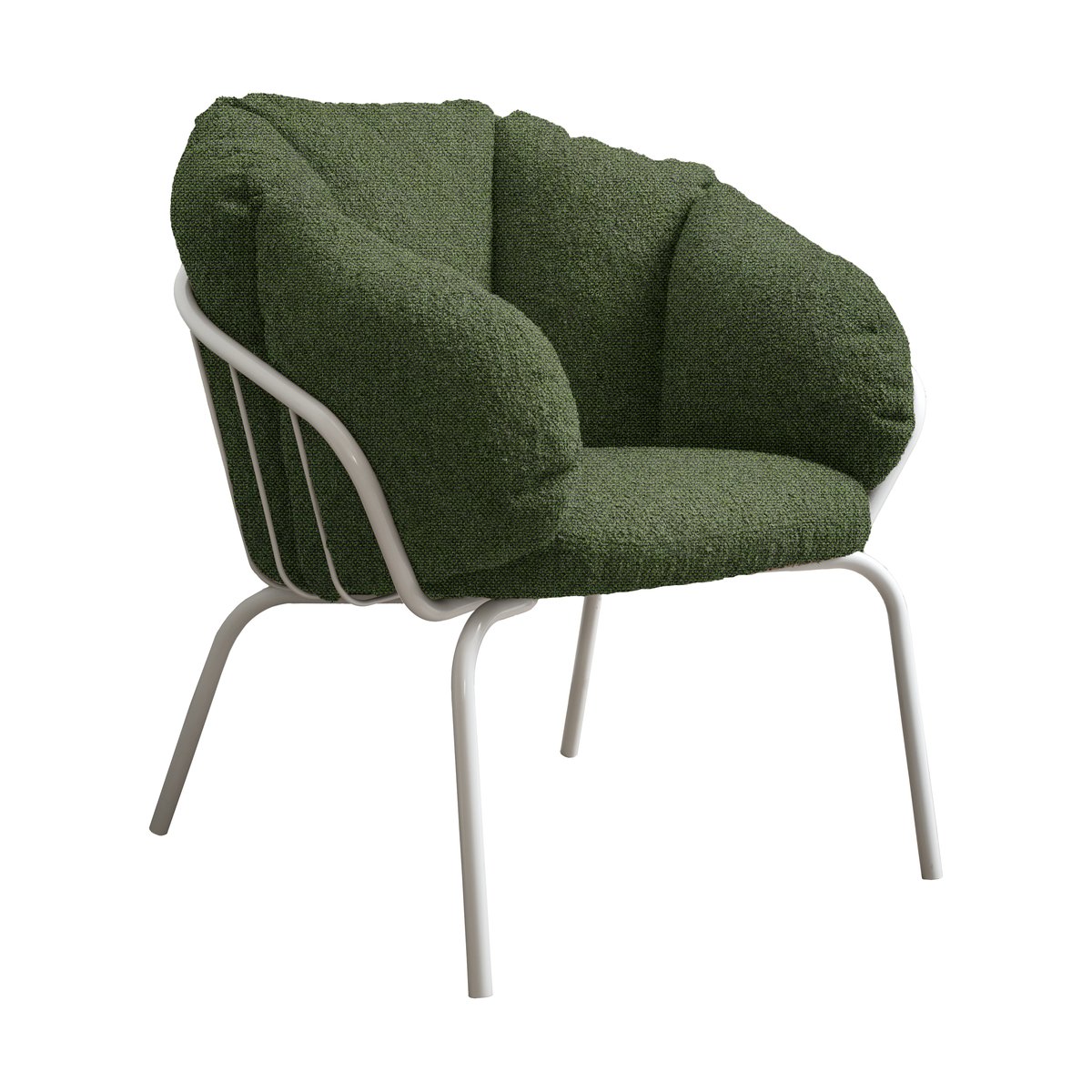 Maze Same Easy armchair White-green