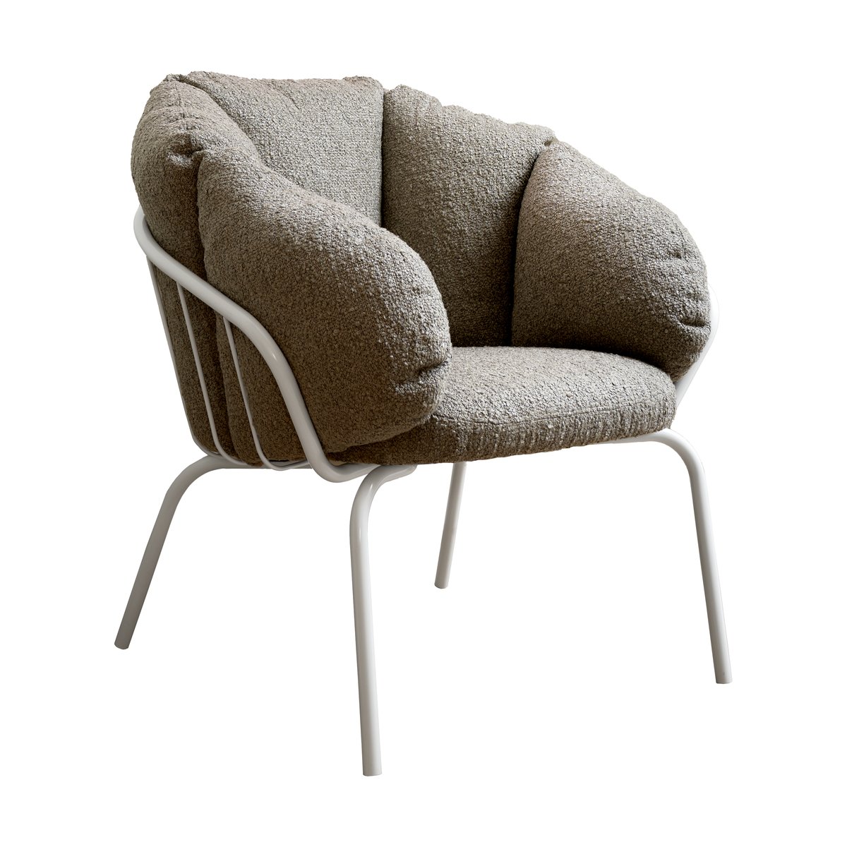 Maze Same Easy armchair White-taupe