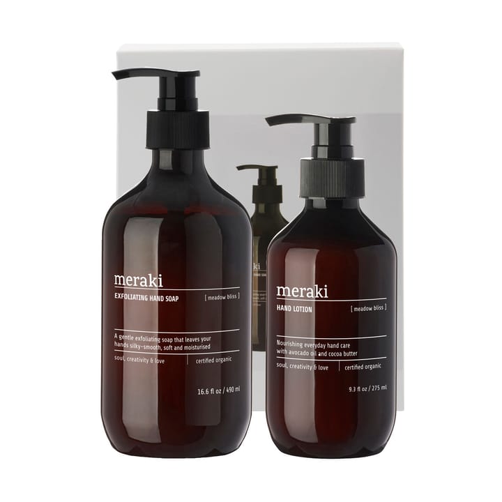 Meraki gift set hand soap with hand lotion, Meadow bliss Meraki