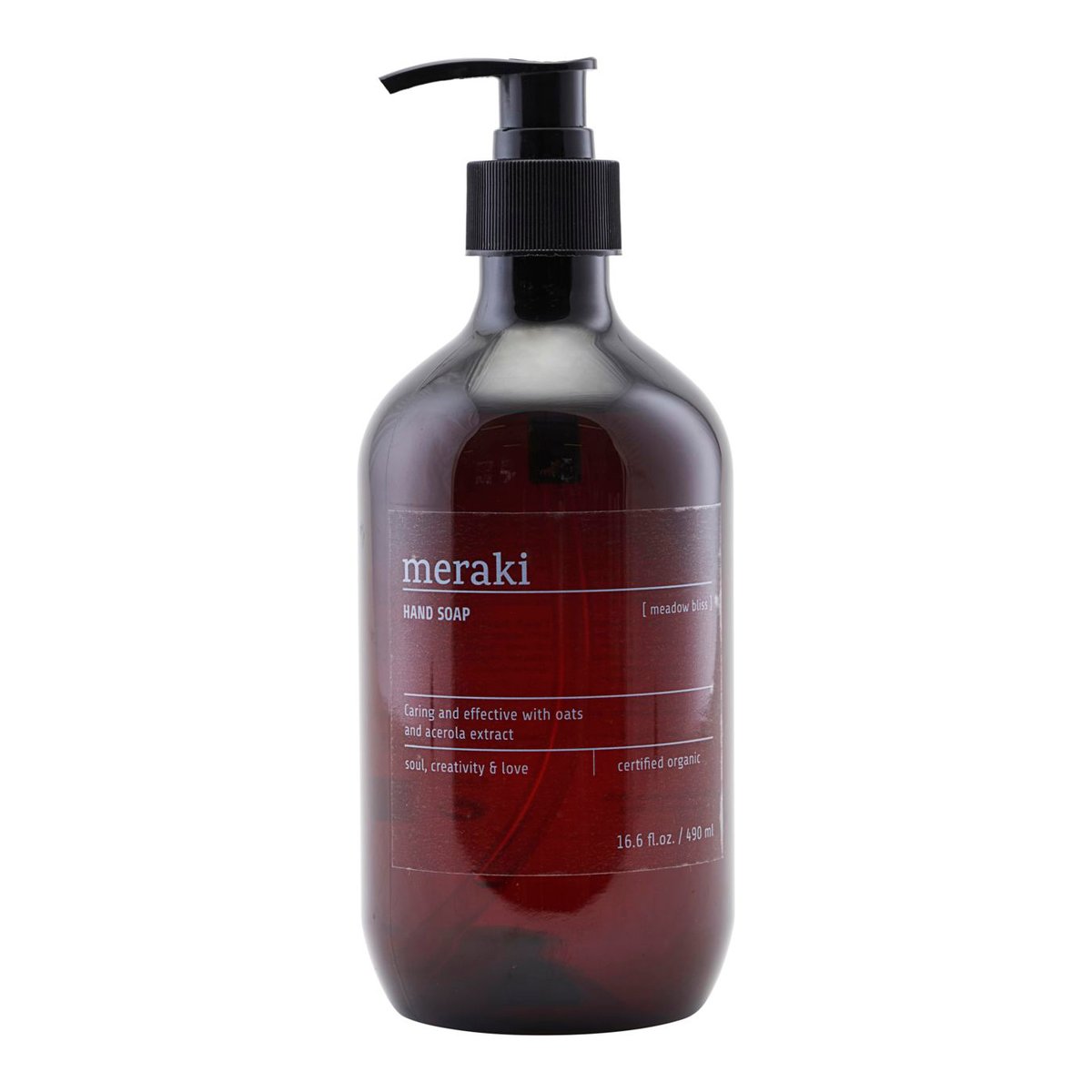 Meraki Meraki hand soap 490 ml meadow bliss | Scandinavian Design | Soaps & creams | Brown