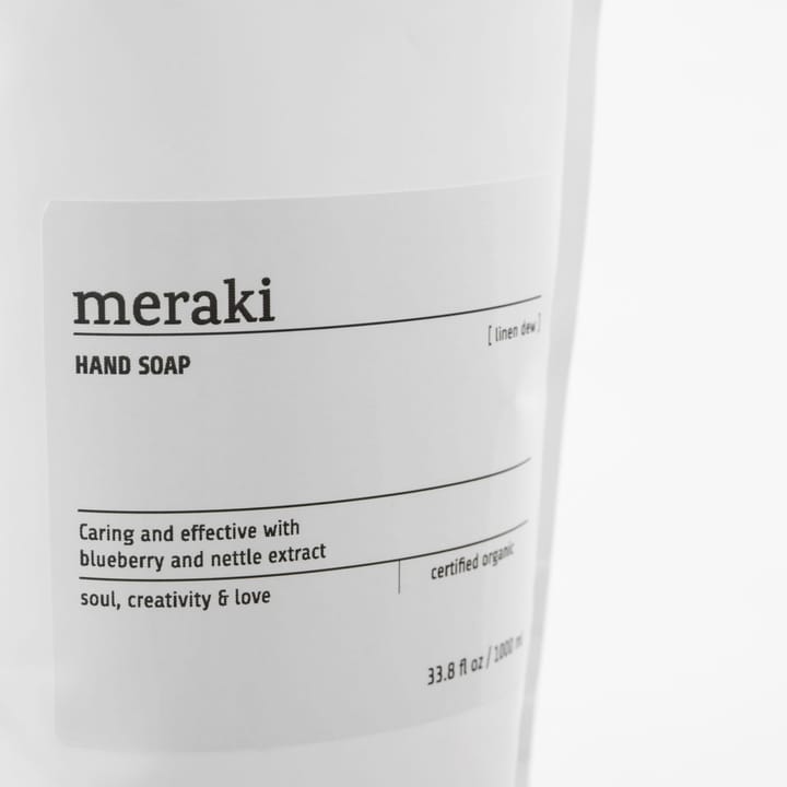 Meraki hand soap refill 1000 ml, Linen dew Meraki