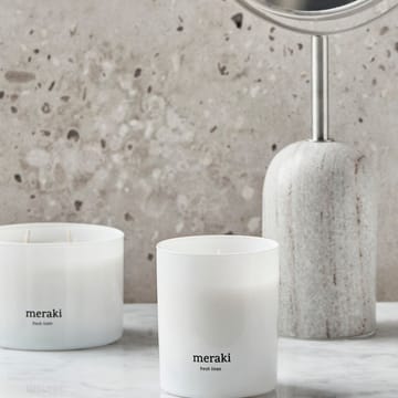 Meraki scented candle, 35 hours - Fresh linen - Meraki