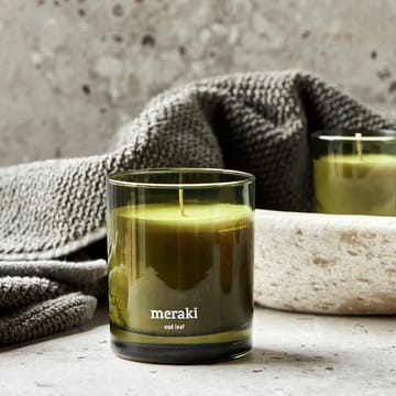 Meraki scented candle, 35 hours - Oud leaf - Meraki