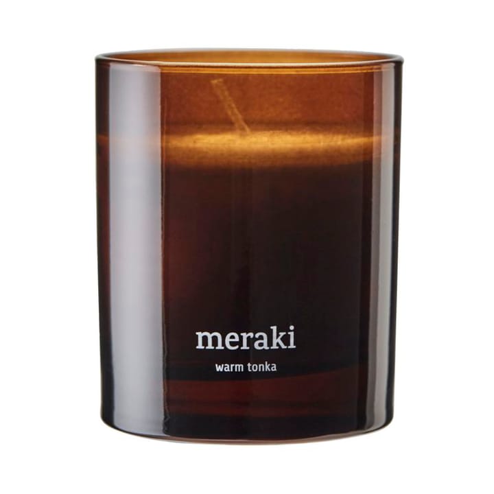 Meraki scented candle, 35 hours - Warm tonka - Meraki