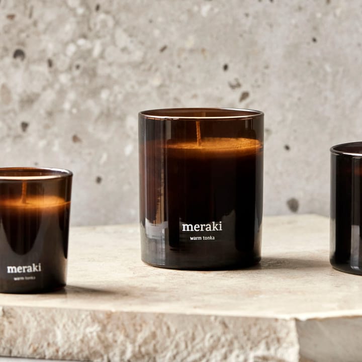 Meraki scented candle, 35 hours, Warm tonka Meraki