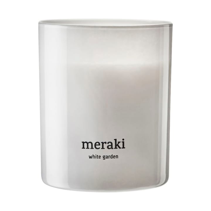 Meraki scented candle, 35 hours, White garden Meraki