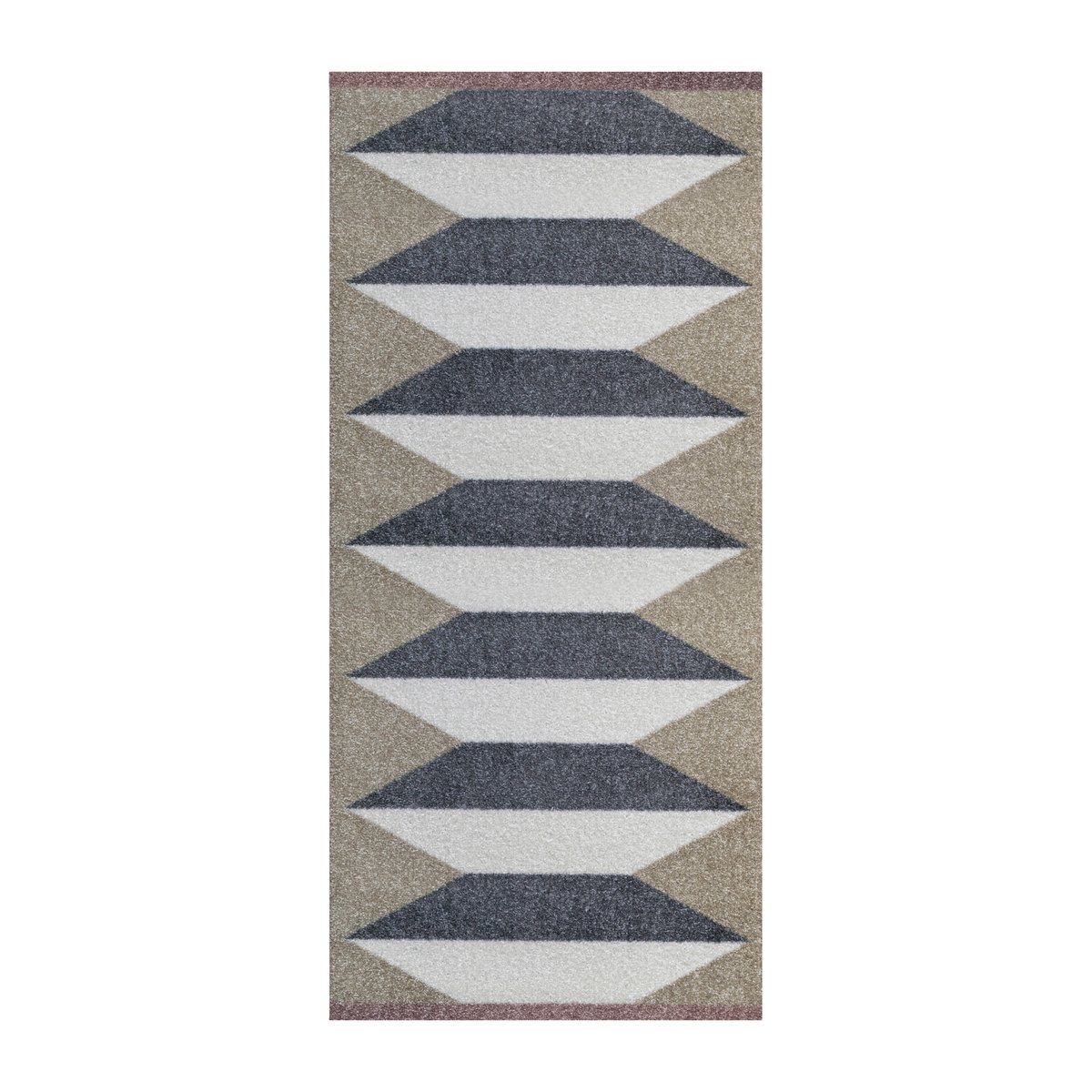 Mette Ditmer Accordion all-round hallway rug Sand, 70x155 cm