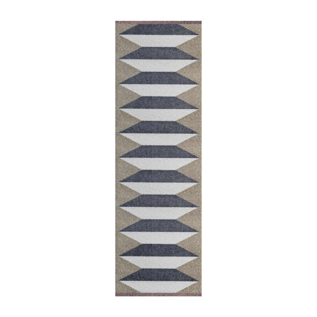 Mette Ditmer Accordion all-round hallway rug Sand, 77x240 cm