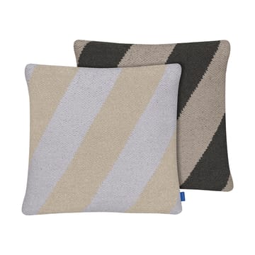 Across kelim cushion cover - Light grey, 50x50 cm - Mette Ditmer