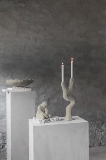 Art piece candle holder 41 cm - Sand - Mette Ditmer