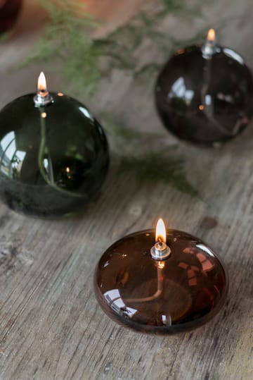 Aura oil lamp small - Brown - Mette Ditmer