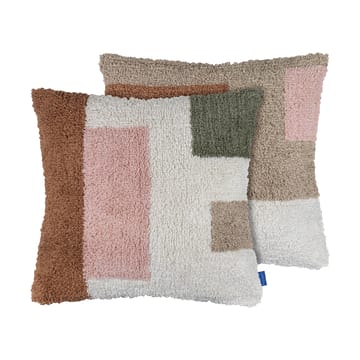 Brick cushion cover 50x50 cm - Rust - Mette Ditmer