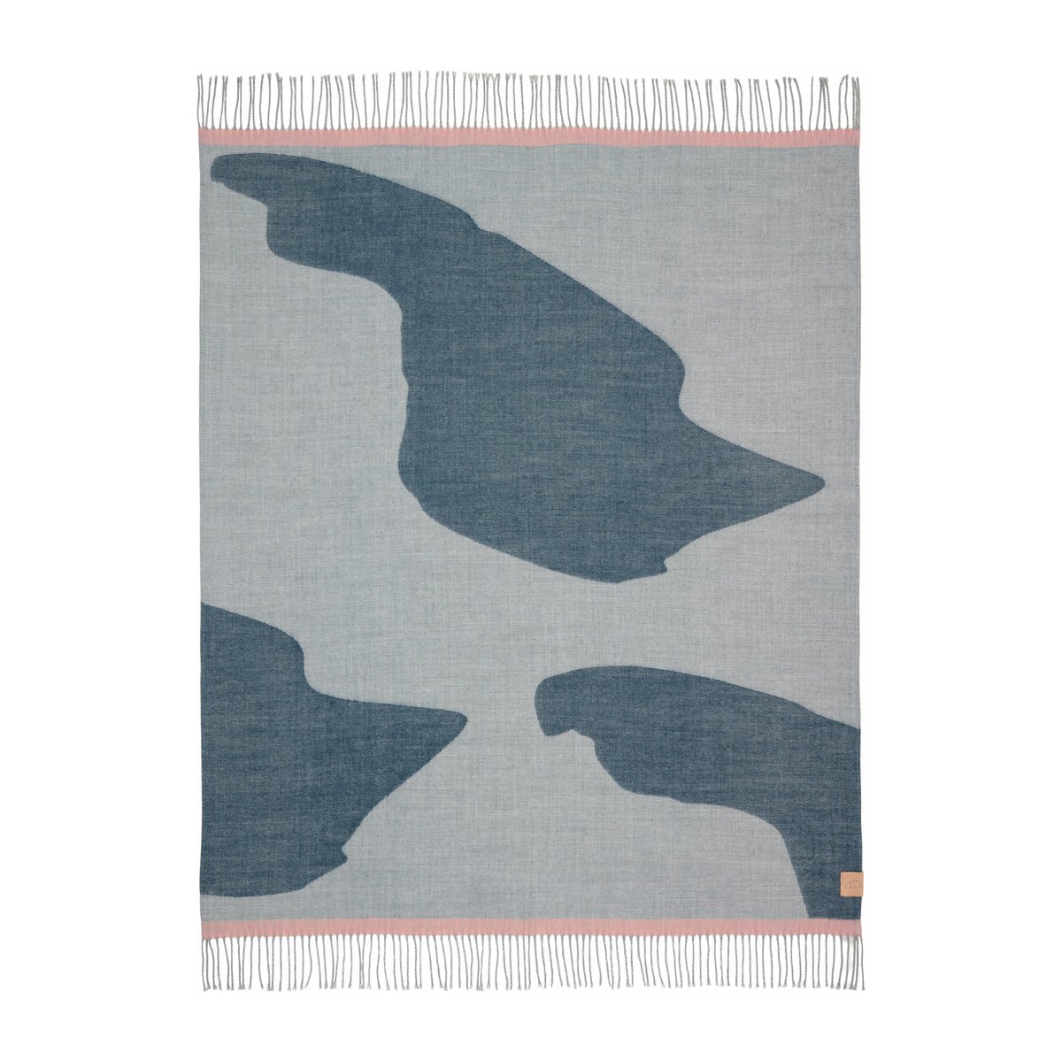 Mette Ditmer Gallery throw 125x170 cm Light grey | Scandinavian Design | Cotton blankets & throws | Grey