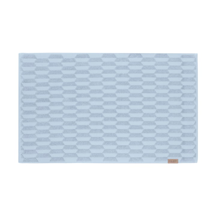 Geo bathroom mat 50x80 cm - Light Blue - Mette Ditmer