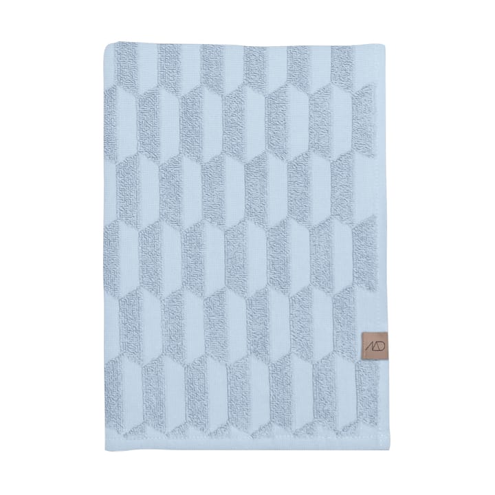 Geo towel 50x95 cm - Light Blue - Mette Ditmer