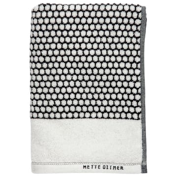 Grid towel 50x100 cm - Black-off white - Mette Ditmer