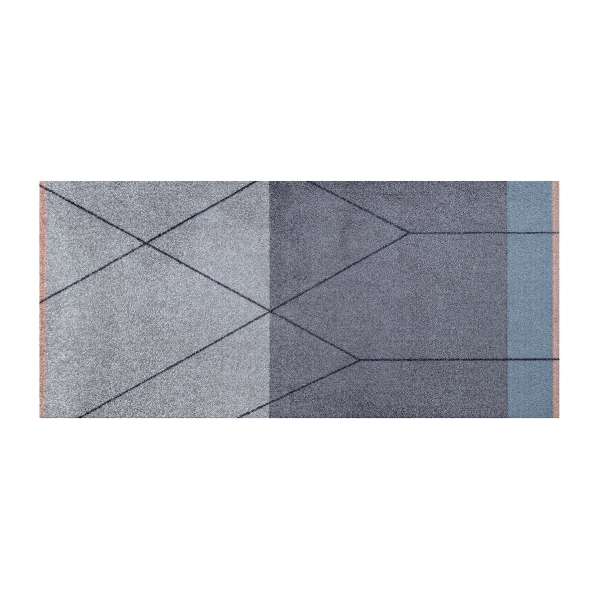 Mette Ditmer Linea rug  allround Dark grey