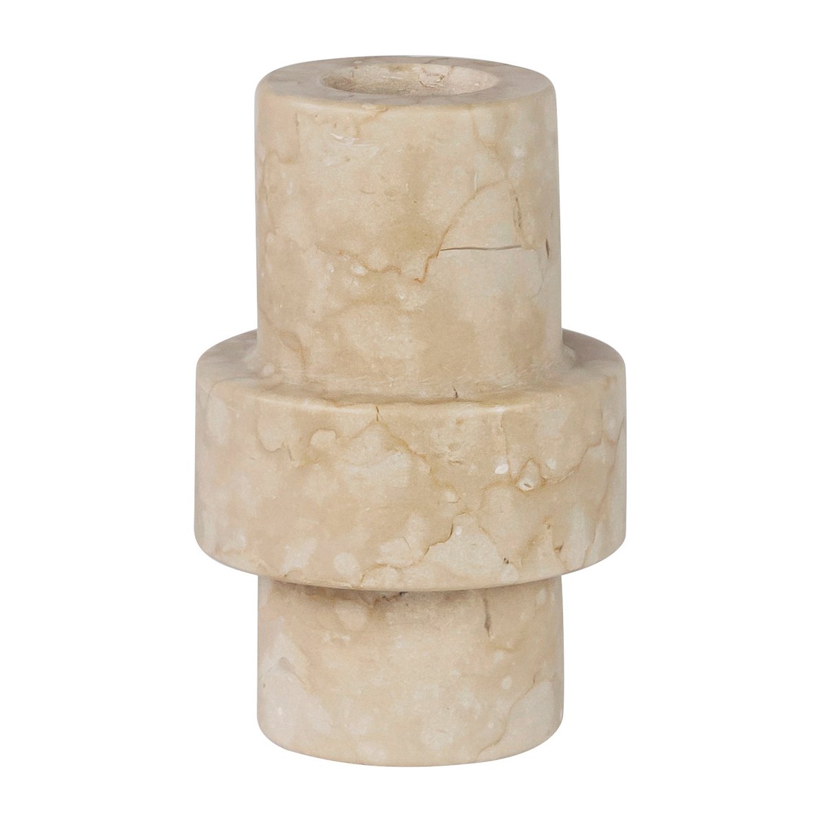 Mette Ditmer Marble candle holder 8.5 cm Sand | Scandinavian Design | Candle holders | Beige