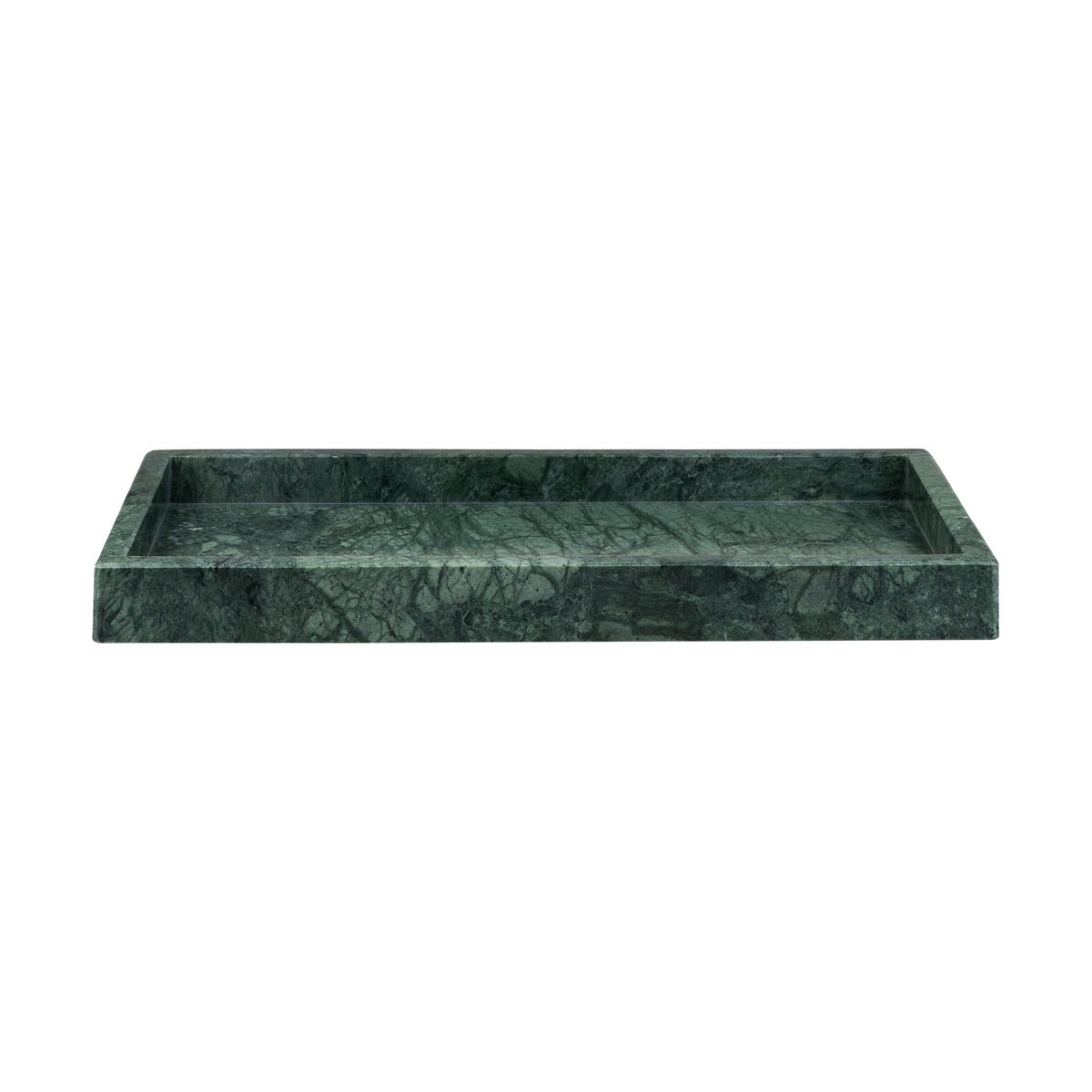 Mette Ditmer Marble decorative tray 16x31 cm Dark forest