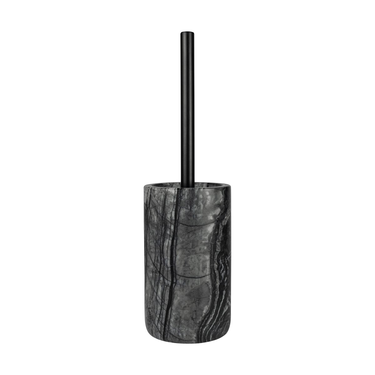 Mette Ditmer Marble toilet brush 36 cm Black-Grey