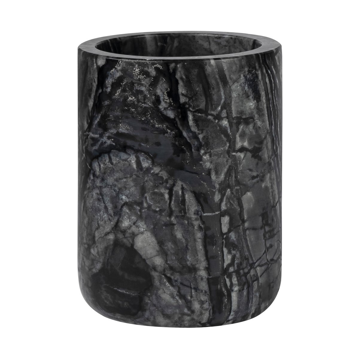 Mette Ditmer Marble toothbrush holder 10 cm Black-Grey