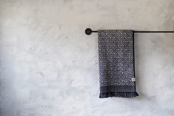 Morocco towel 50x90 cm - Black-white - Mette Ditmer