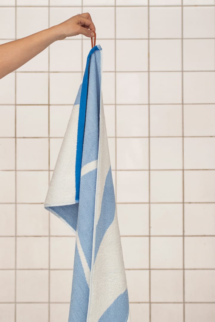 Nova Arte towel 50x90 cm 2-pack, Light blue-off-white Mette Ditmer