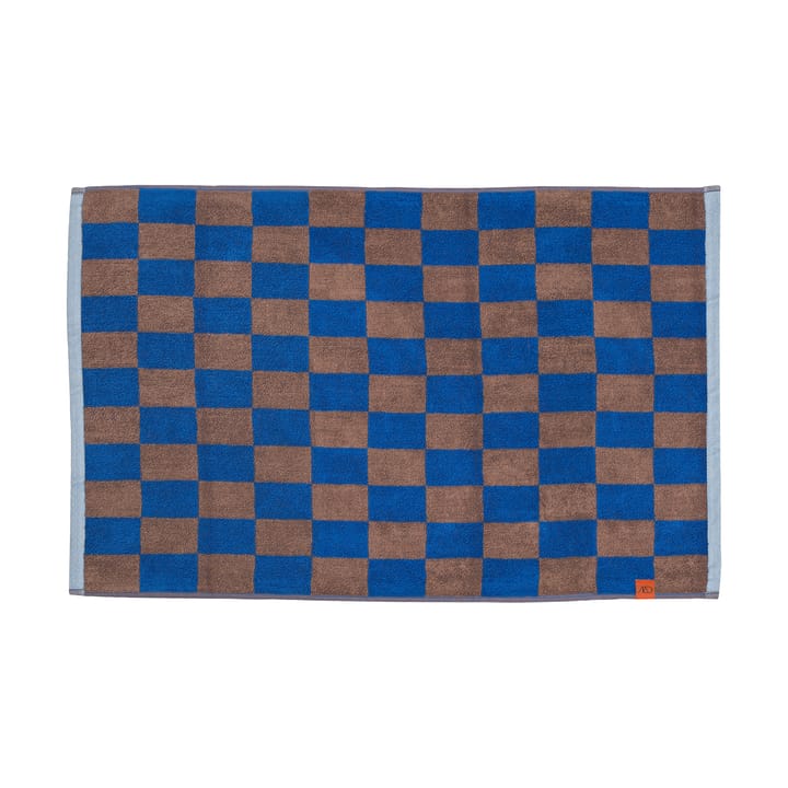 Retro bathroom mat 50x80 cm - Cobalt - Mette Ditmer