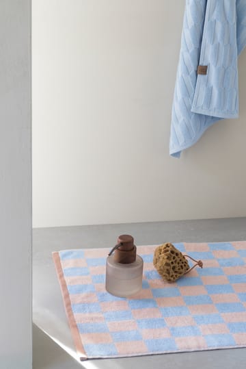 Retro bathroom mat 50x80 cm - Light Blue - Mette Ditmer