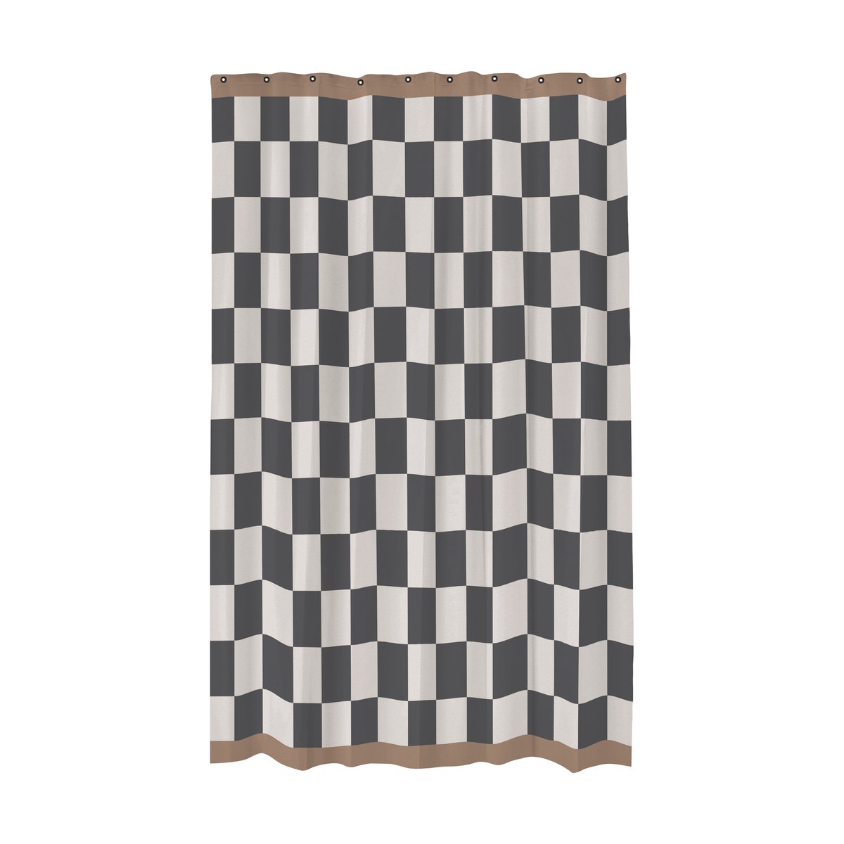 Mette Ditmer Retro shower curtain 150x200 cm Dark grey