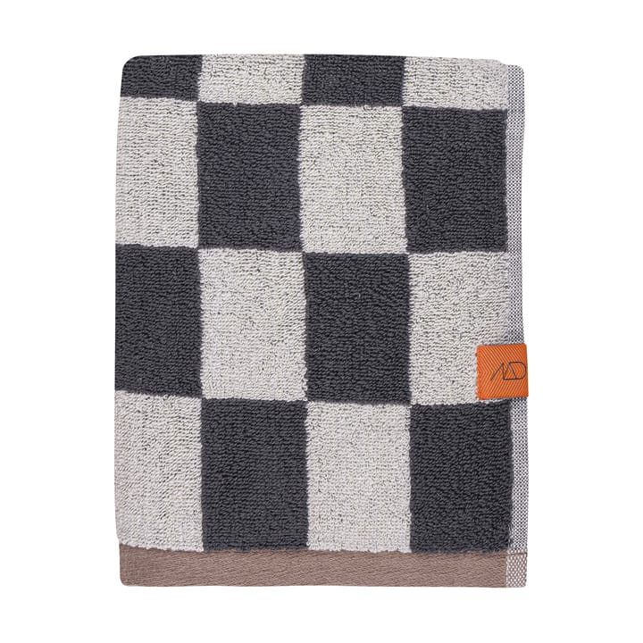 Retro towel 50x90 cm - Chocolate - Mette Ditmer