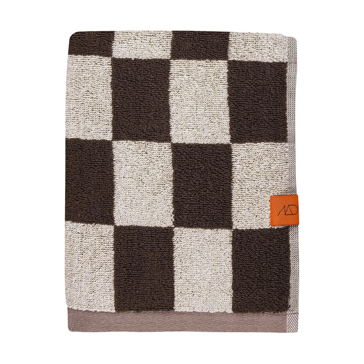 Retro towel 50x90 cm - Dark grey - Mette Ditmer