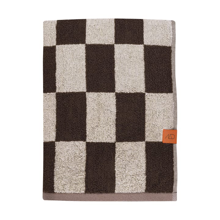 Retro towel 70x133 cm - Chocolate - Mette Ditmer