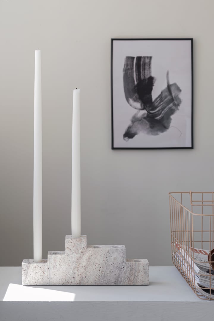 Step six candlestick, Chalk Mette Ditmer