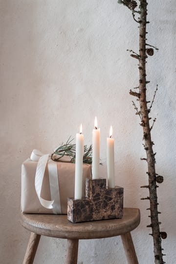 Step Trio candle holder - Brown - Mette Ditmer