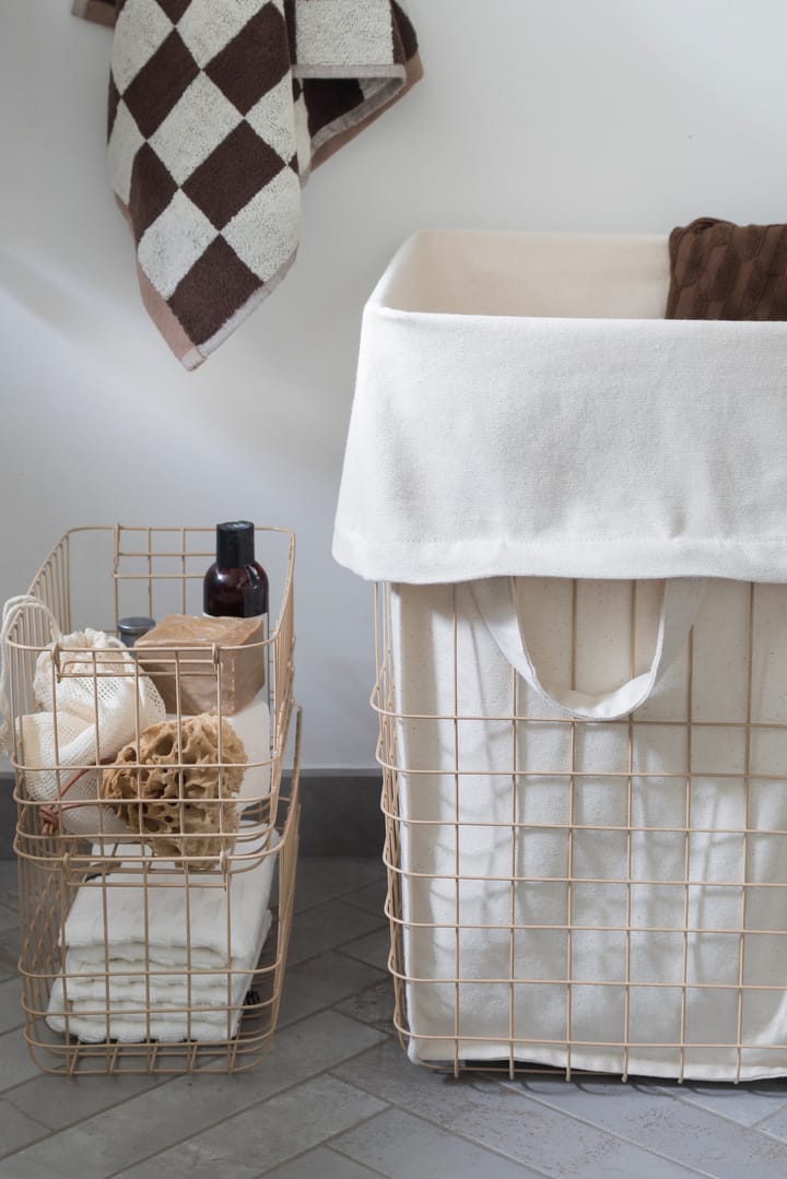 Store-it storage basket with cotton bag large, Sand Mette Ditmer