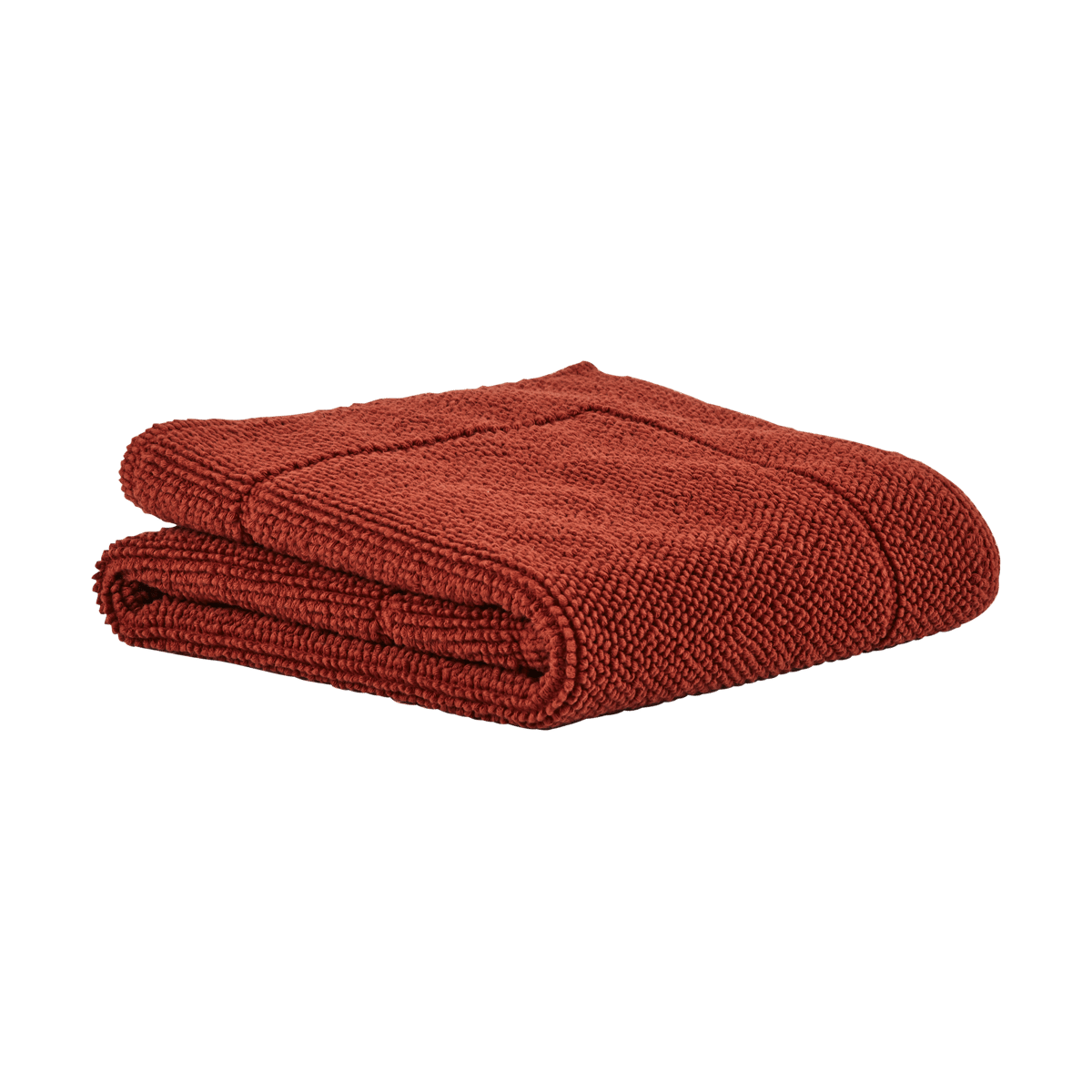 Mille Notti Portofino bathroom rug Rust, 60x90 cm | Scandinavian Design | Bath mats | Orange