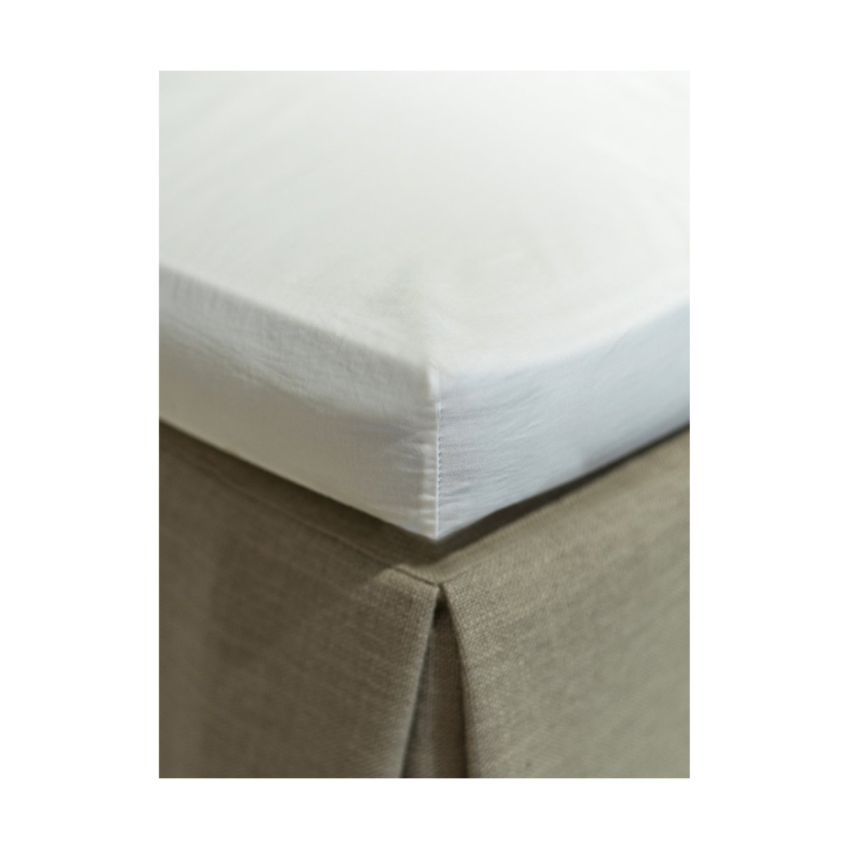 Mille Notti Satina fitted sheets EKO White, 160x200 cm