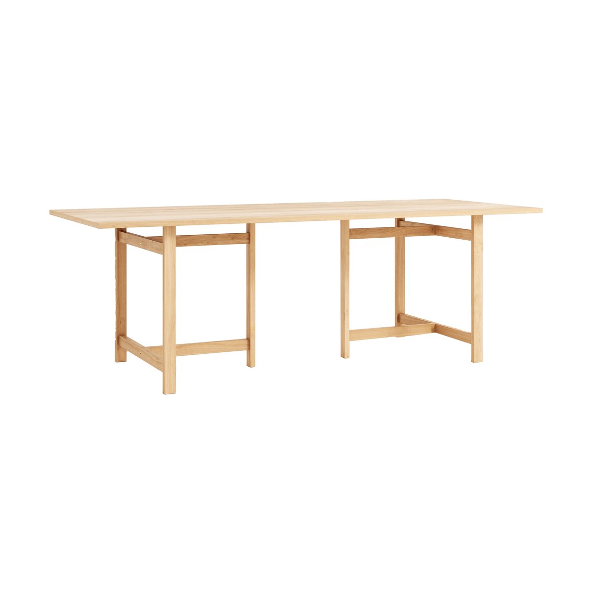 MOEBE Moebe rectangular dining table 220x90 cm Oak