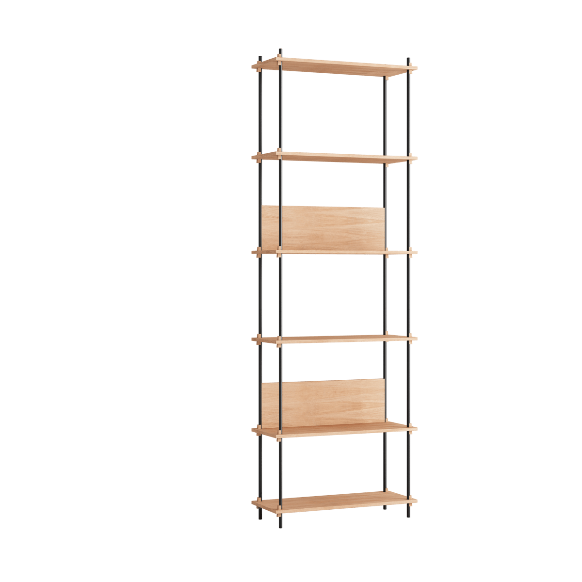 MOEBE Moebe shelving system s.255.1.A Oak-black