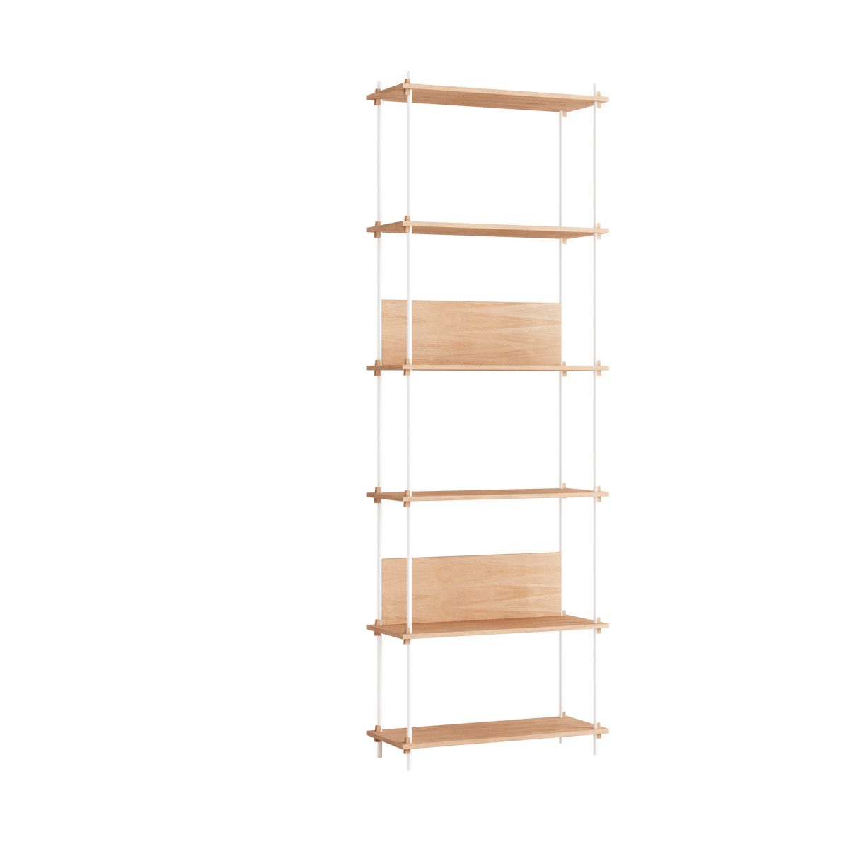 MOEBE Moebe shelving system s.255.1.A Oak-white