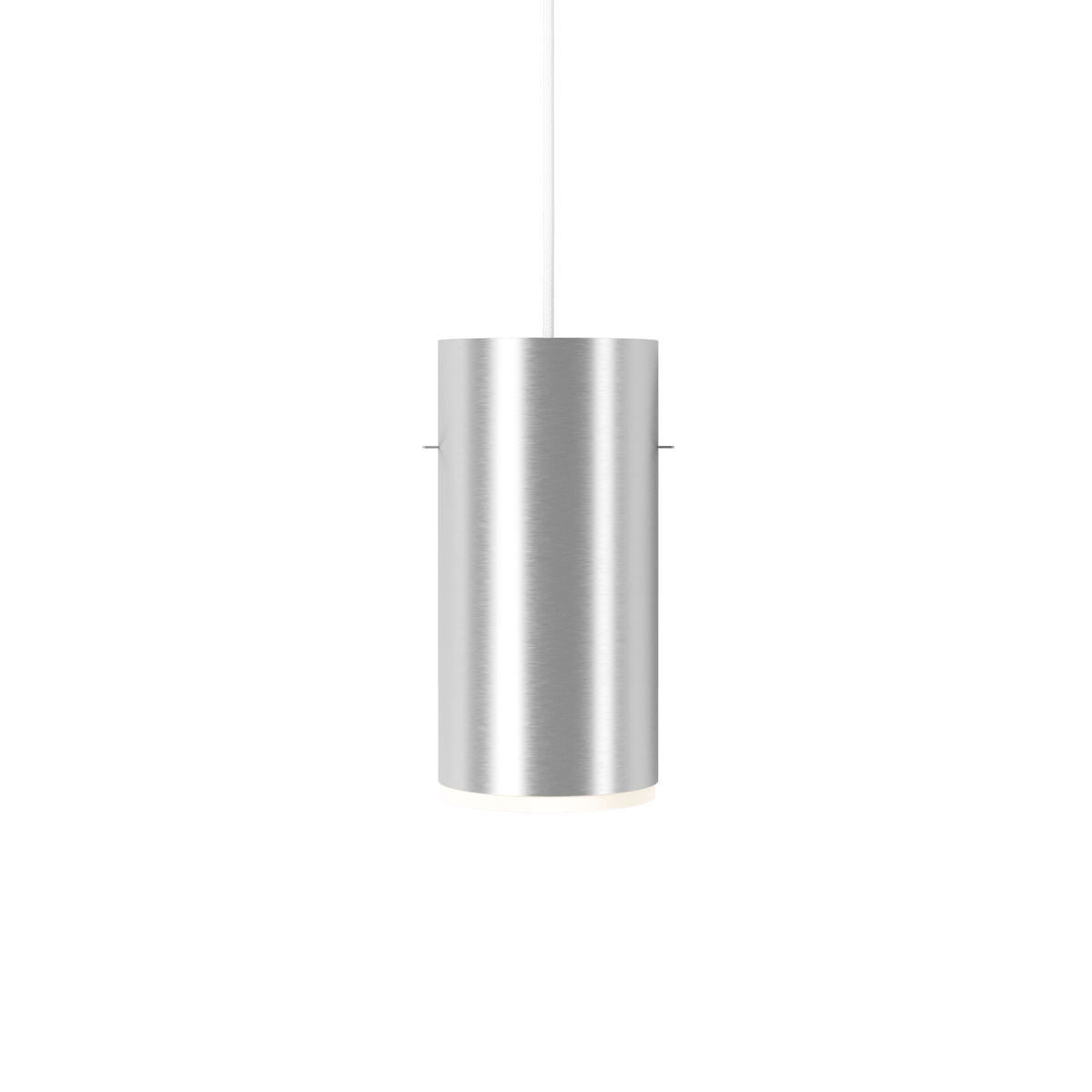 MOEBE Moebe Tube pendant lamp large Ø14 cm Brushed aluminum