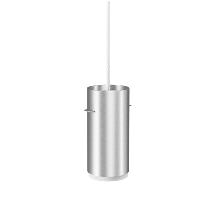 Moebe Tube pendant lamp small Ø8 cm - Brushed aluminum - MOEBE