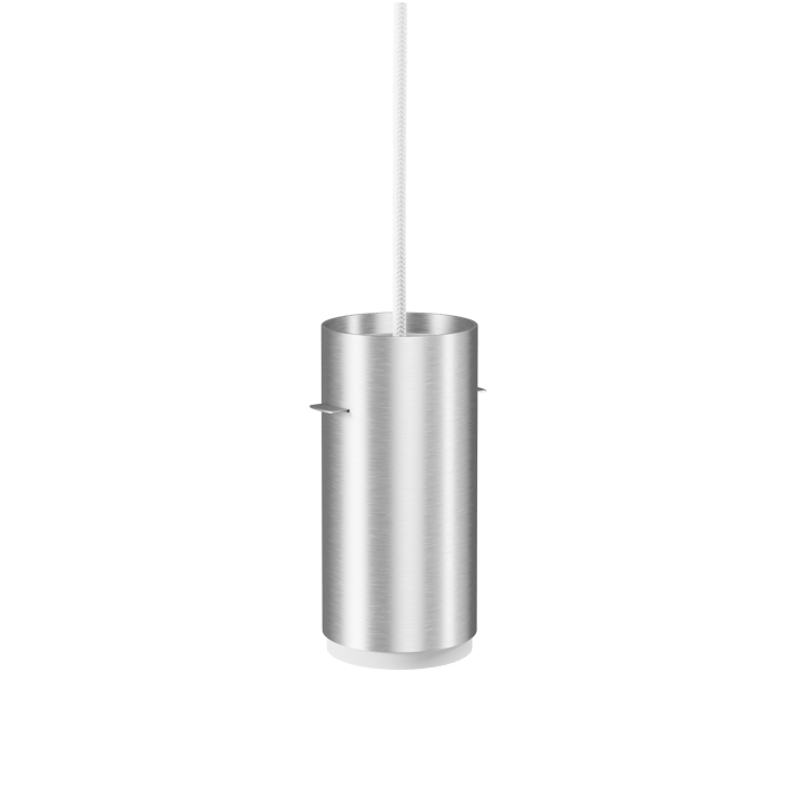 Moebe Tube pendant lamp small Ø8 cm, Brushed aluminum MOEBE