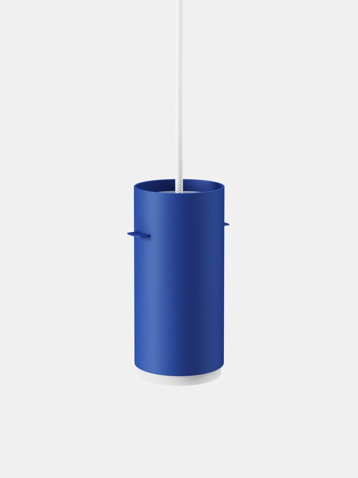 Moebe Tube pendant lamp small Ø8 cm, Deep blue MOEBE