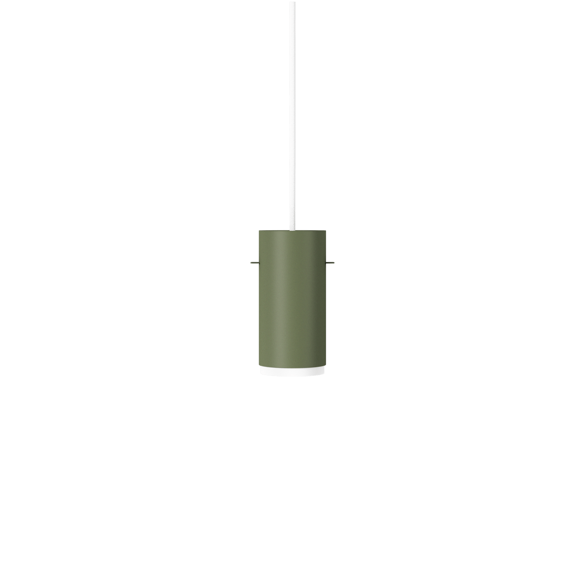 MOEBE Moebe Tube pendant lamp small Ø8 cm Pine green