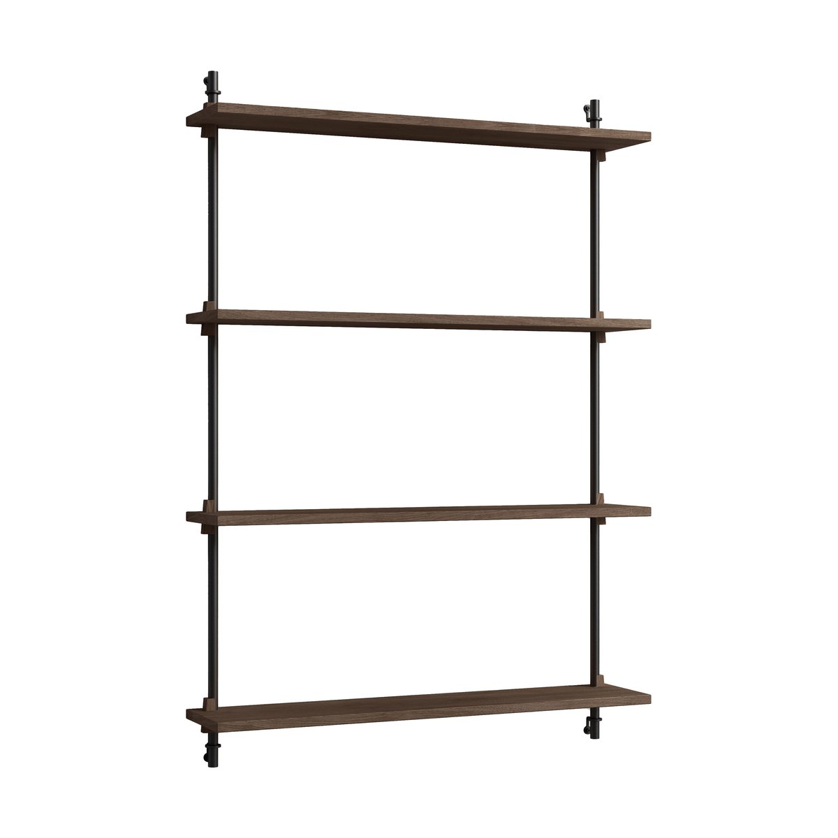 MOEBE Moebe wall shelving ws.115.1 Smoked oak-black