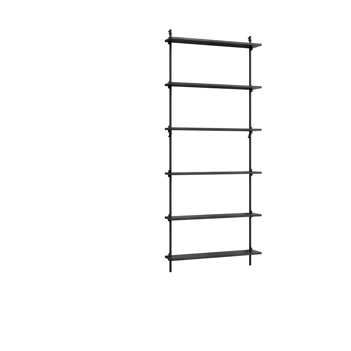 MOEBE Moebe wall shelving ws.200.1 Black